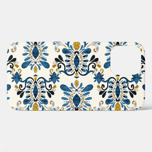 Ikat stropdas-kleurstof, tribale waterverf Case-Mate iPhone case (Achterkant (horizontaal))