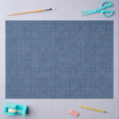 IKAT Tribal Pattern Navy Blue Greek Key Decoupage Tissuepapier (Craft)