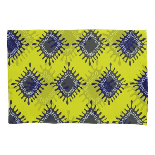 Ikat Tribal: Stijlvol modern patroon. Kussensloop (Voorkant)
