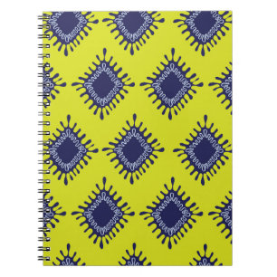 Ikat Tribal: Stijlvol modern patroon. Notitieboek