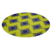 Ikat Tribal: Stijlvol modern patroon. Snijplank (Hoek)