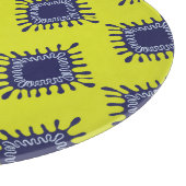 Ikat Tribal: Stijlvol modern patroon. Snijplank (Hoek)