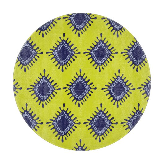 Ikat Tribal: Stijlvol modern patroon. Snijplank (Voorkant)