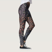 Ikat Tribale Krijger Leggings (Rechts)