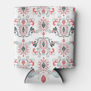Ikat Waterverf: Boheemse Vintage Blikjeskoeler