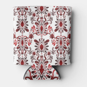 Ikat Waterverf: Tribal etnische naadloos. Blikjeskoeler
