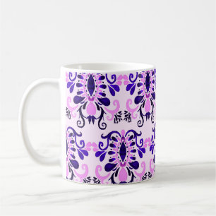 Ikat Waterverf: Tribal etnische naadloos Koffiemok
