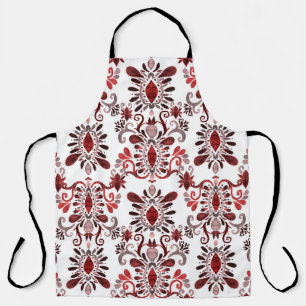 Ikat Waterverf: Tribal etnische naadloos. Schort