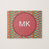 iKat Zigzag Design Spice Colors Legpuzzel (Horizontaal)