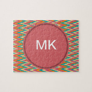 iKat Zigzag Design Spice Colors Legpuzzel