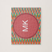 iKat Zigzag Design Spice Colors Legpuzzel (Verticaal)