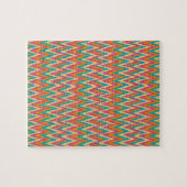 iKat Zigzag Design Spice Colors Legpuzzel (Horizontaal)