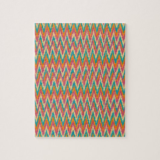 iKat Zigzag Design Spice Colors Legpuzzel (Verticaal)