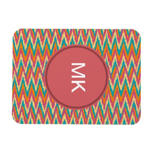 iKat Zigzag Design Spice Colors Magneet (Horizontaal)
