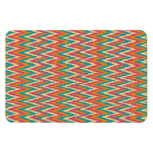 iKat Zigzag Design Spice Colors Magneet (Horizontaal)