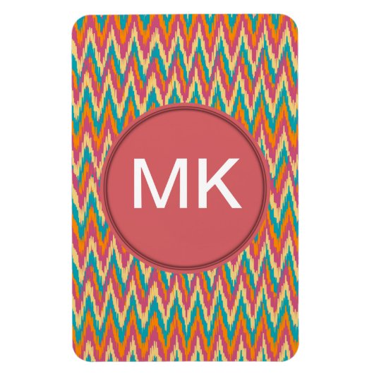 iKat Zigzag Design Spice Colors Magneet (Verticaal)