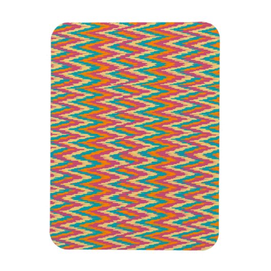 iKat Zigzag Design Spice Colors Magneet (Verticaal)