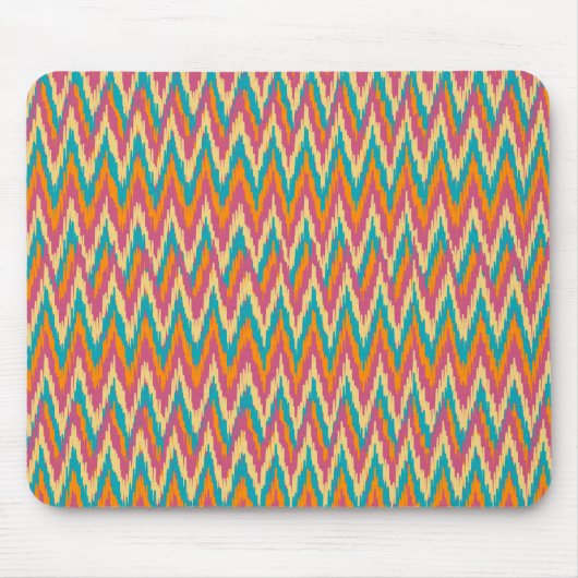 iKat Zigzag Design Spice Colors Muismat (Voorkant)