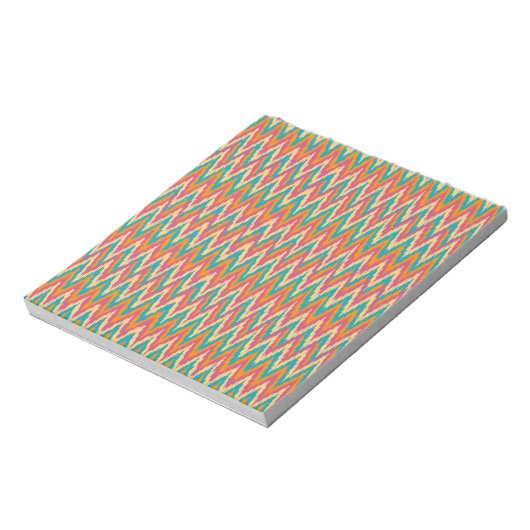 iKat Zigzag Design Spice Colors Notitieblok (Linkerzijde)
