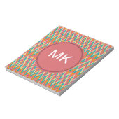 iKat Zigzag Design Spice Colors Notitieblok (Linkerzijde)