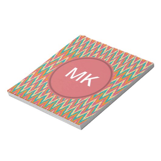iKat Zigzag Design Spice Colors Notitieblok (Linkerzijde)