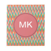 iKat Zigzag Design Spice Colors Notitieblok (Voorkant)