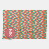 iKat Zigzag Design Spice Colors Theedoek (Horizontaal)