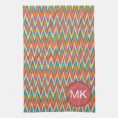 iKat Zigzag Design Spice Colors Theedoek (Verticaal)