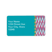 IKAT Zigzag Effect12.ai Etiket (Voorkant)