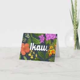 "Ikaw" (jij) Filipijnse bloemen Kaart