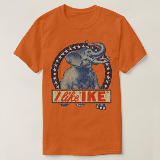 Ike Elephant 1952 T-shirt (Design voorkant)