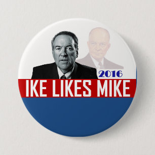 Ike Likes Mike Ronde Button 7,6 Cm