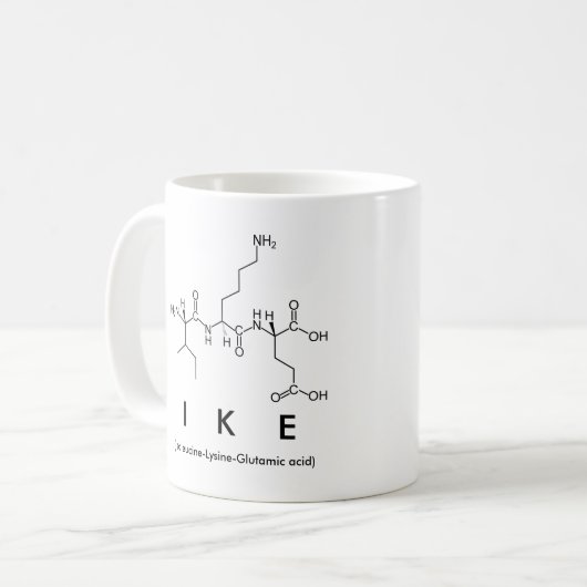 Ike peptide name mok (Voorkant links)