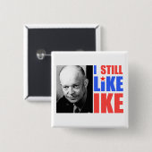 IKE-toets Vierkante Button 5,1 Cm (Voorkant /achterkant)