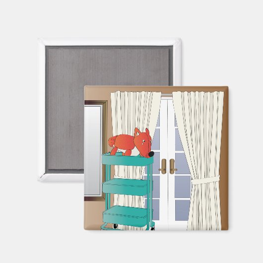 IKEA Interieurs Fox Magnet (Voorkant / Achterkant)