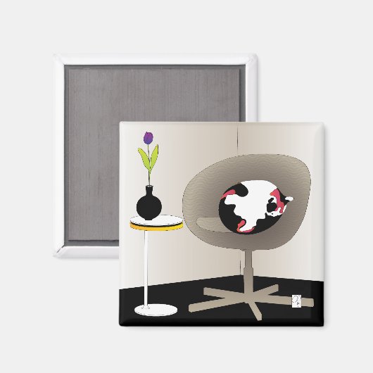 IKEA Interieurs Kat Magneet (Voorkant / Achterkant)