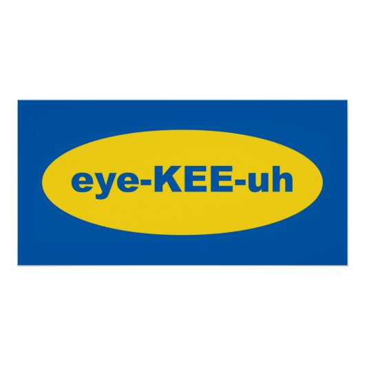 IKEA Logo Kunst Perfect Poster (Voorkant)