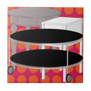 IKEA Meubels Tafels Sinaasappel Tegel Tegeltje