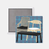 IKEA meubelstoelen blauwe magneet (Voorkant / Achterkant)