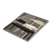 IKEA meubelstoelen bruine Tegel Tegeltje (Zijkant)