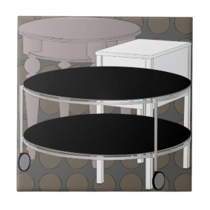 IKEA Meubeltafels Bruine Tegel Tegeltje