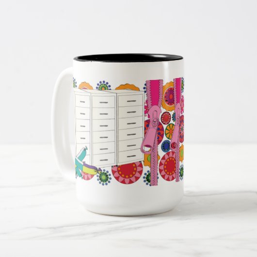 Ikea Rits Roze Mok (Voorkant links)