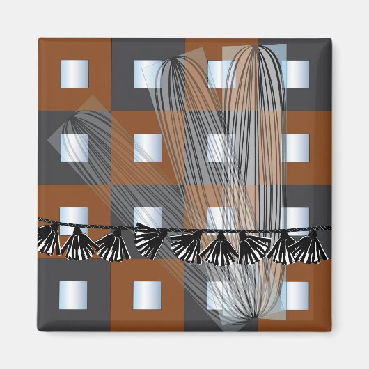 IKEA spiegels vierkanten magneet (Voorkant)