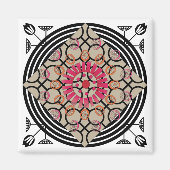 Ikea Tapijten Zand Vierkante Magneet (Voorkant)