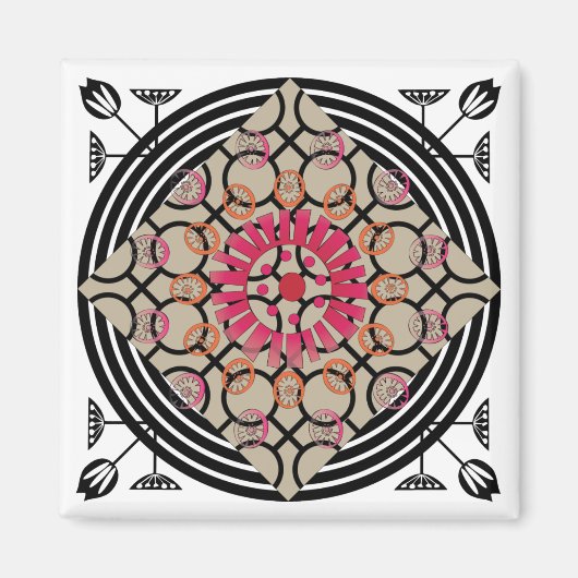 Ikea Tapijten Zand Vierkante Magneet (Voorkant)