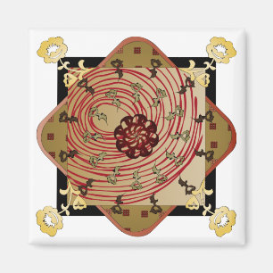 IKEA vloerkleden rode wervelmagneet Magneet