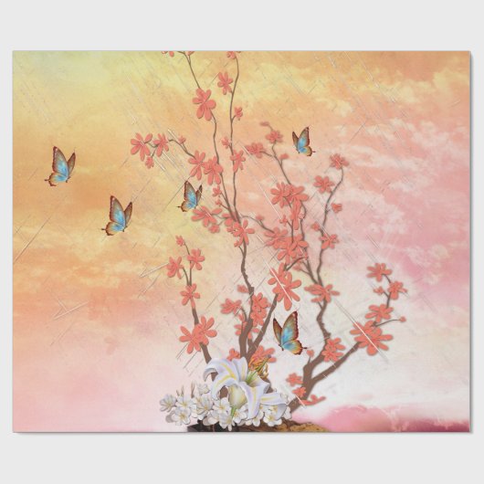 Ikebana-beeldscherm Cadeaupapier (Vlak)