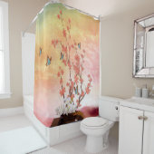 Ikebana-beeldscherm Douchegordijn (In situ)