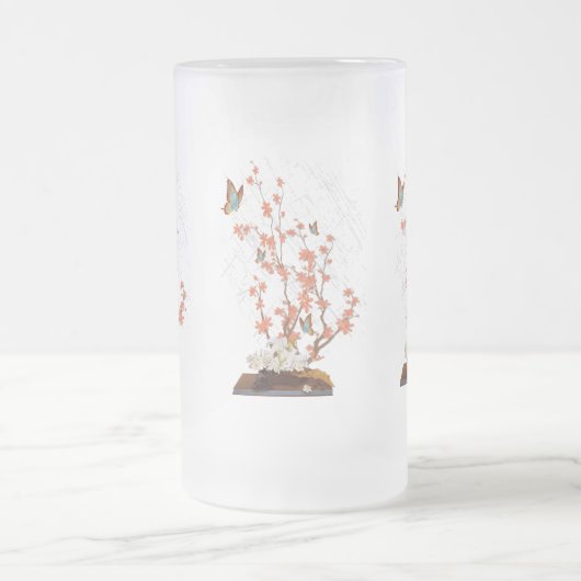 Ikebana-beeldscherm Matglas Bierpul (Center)