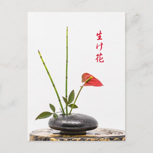Ikebana Briefkaart (Voorkant)